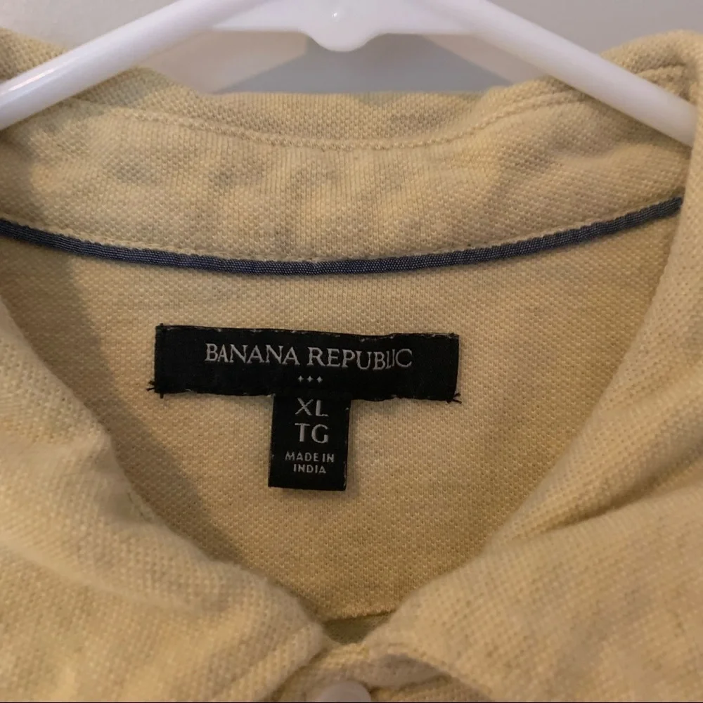 Banana Republic mens short sleeve polo shirt | size Extra Large